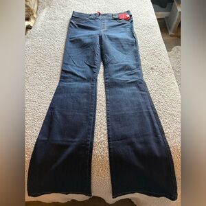 NWT SPANX Dark Blue Flare Jeans